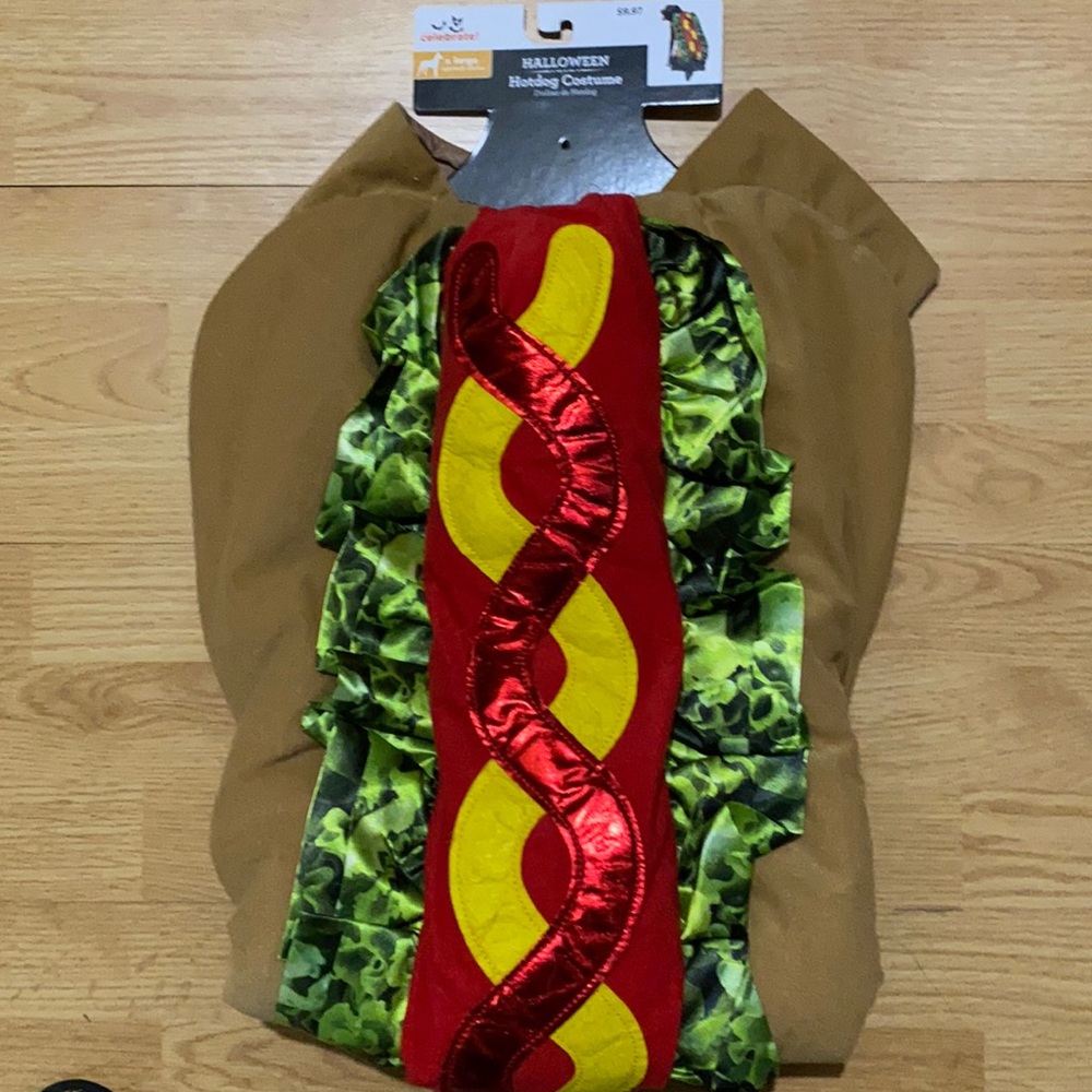 Hotdog dog costume